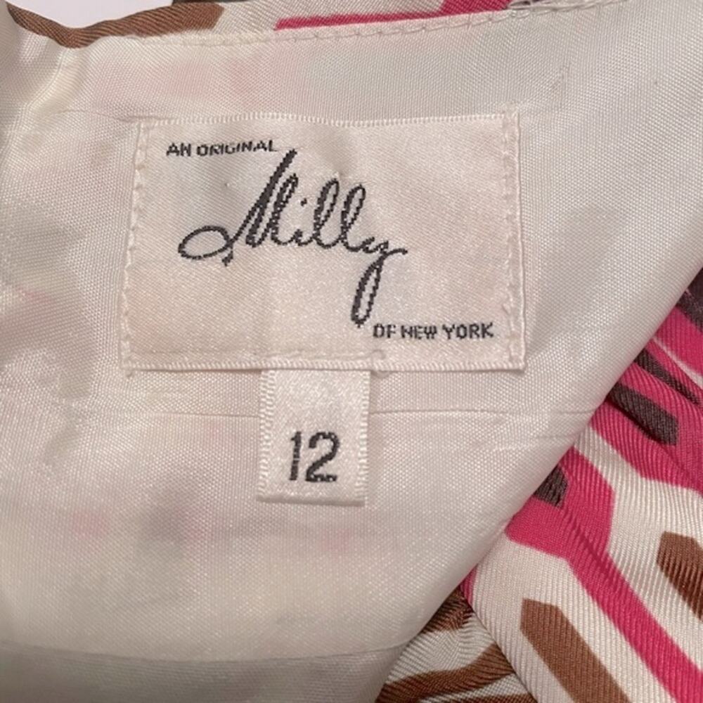 EUC - Milly of New York Geo Silk Halter - Picture 6 of 8
